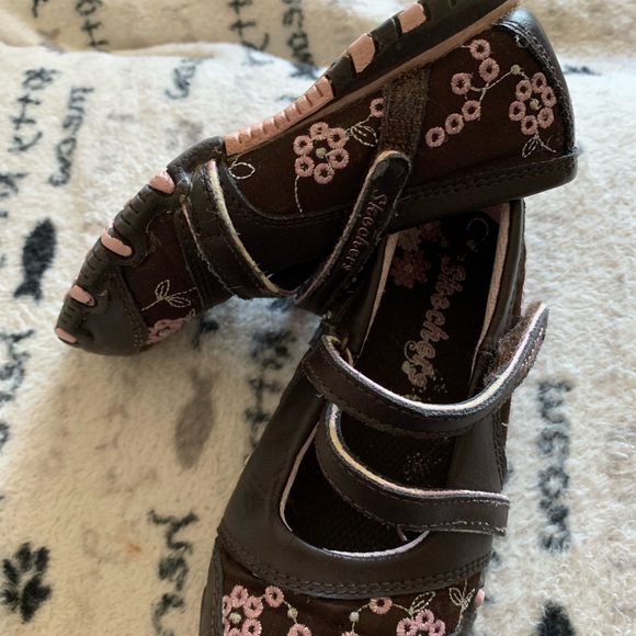 Skechers toddlers brown abs pink shoes size 8 - Picture 12 of 12